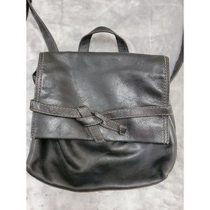 Fossil Purse Dark Brown Cowhide Leather Crossbody‎ Bag Adjustable Strap